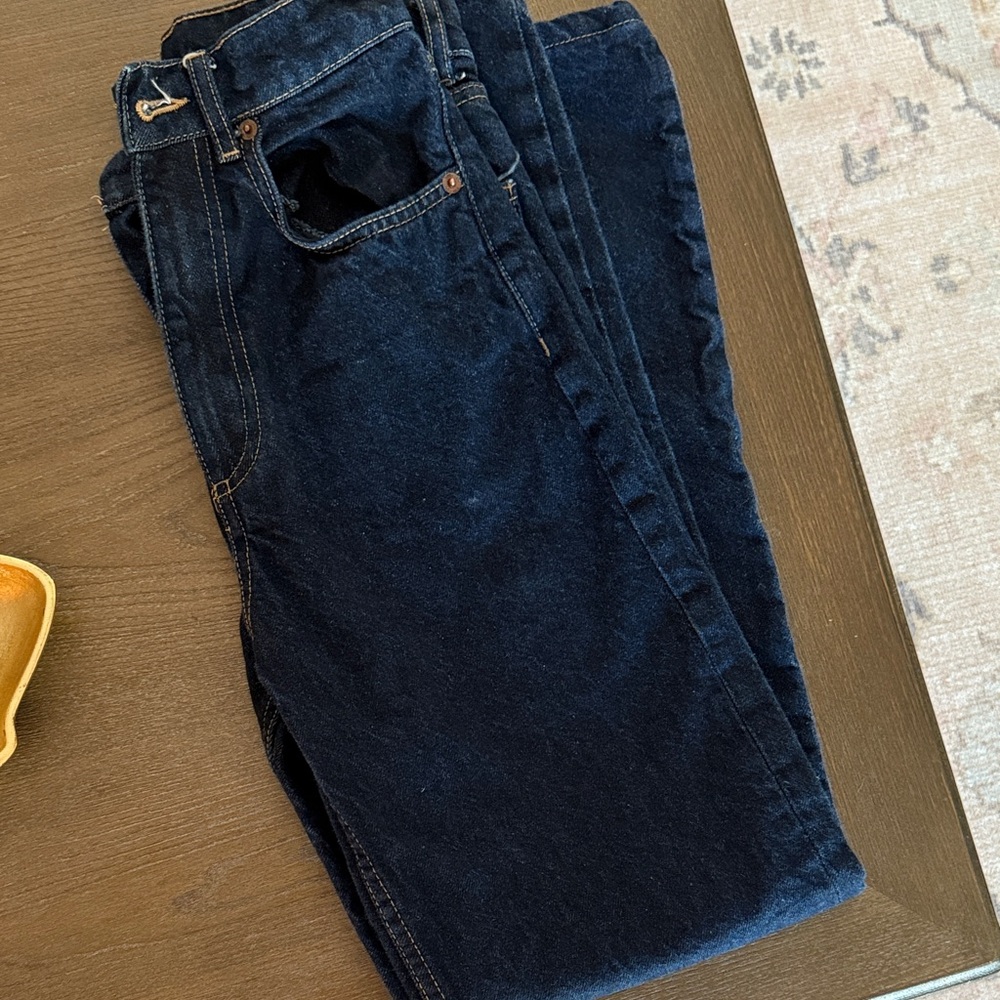 Zara Indigo Denim Trousers
